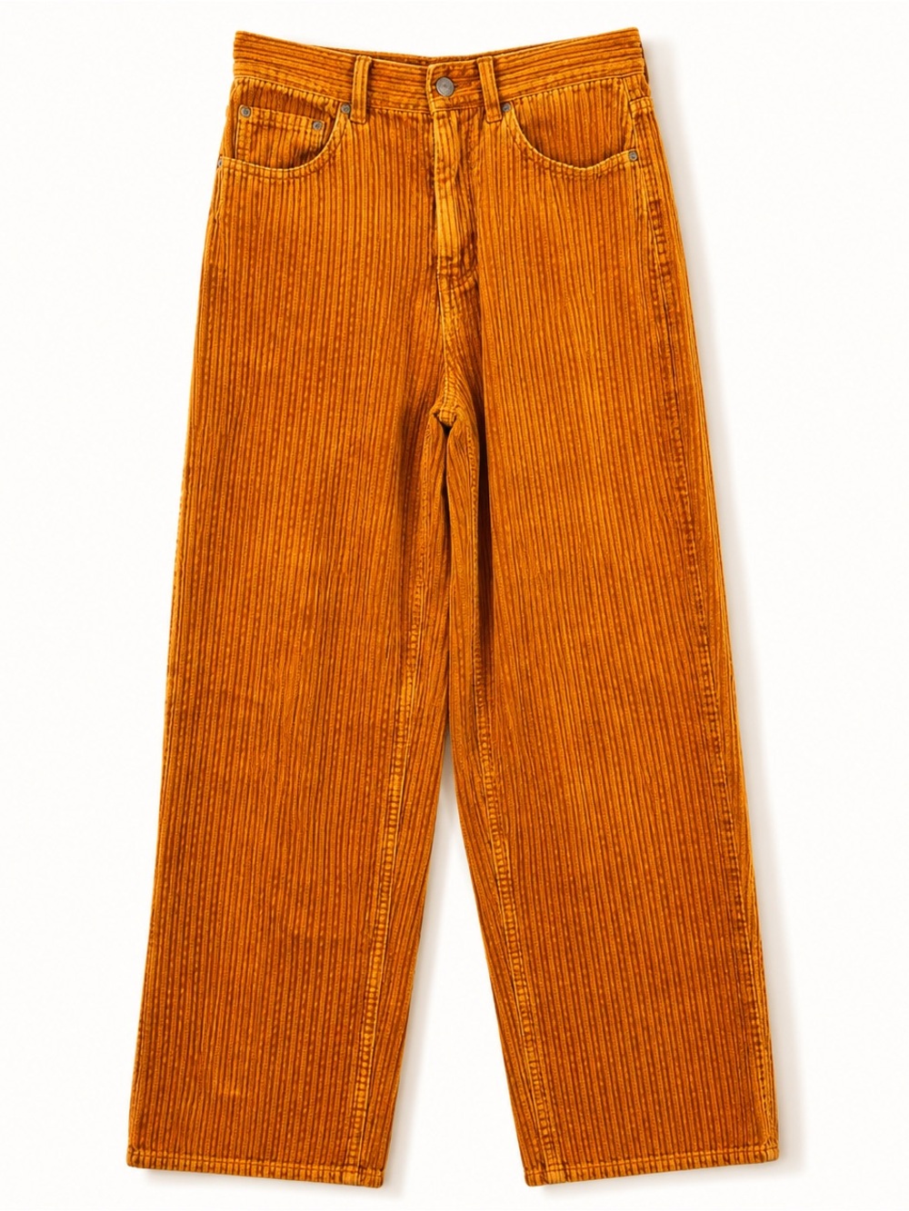 BDG Urban Outfitters High Rise Baggy Corduroy Pants Orange 26